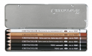 CRETACOLOR Zeichstifte-Set, fett