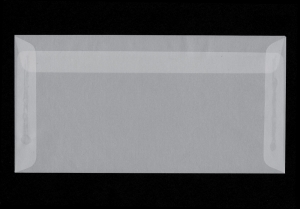 transparente Briefumschläge DIN lang Kuvert gummiert