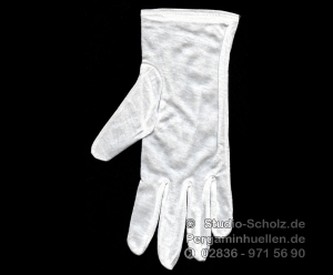 1 Paar Baumwoll-Handschuhe S