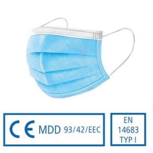 Medizinischer Mund- und Nasenschutz - Typ 1